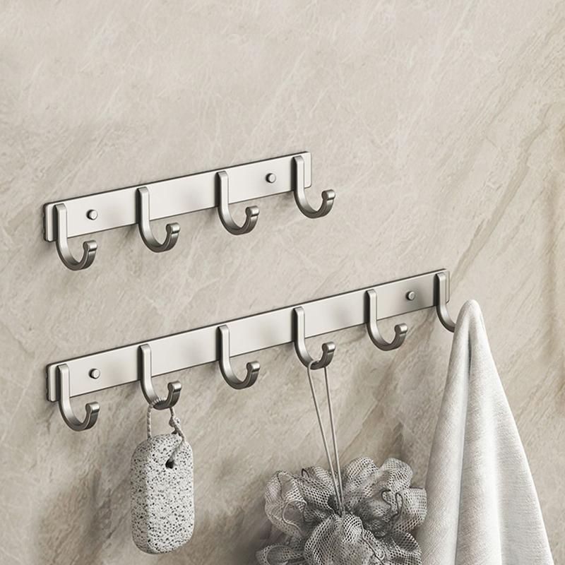 Porte-Manteau Crochet Mural Noir Minimaliste avec 3 emplacement