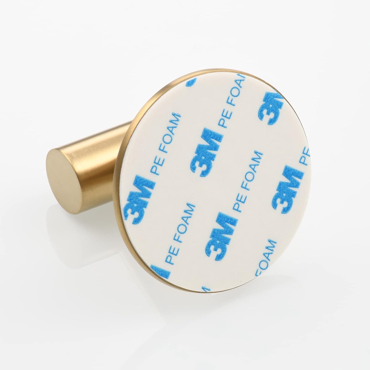 Crochet mural doré auto-adhésif en acier inoxydable