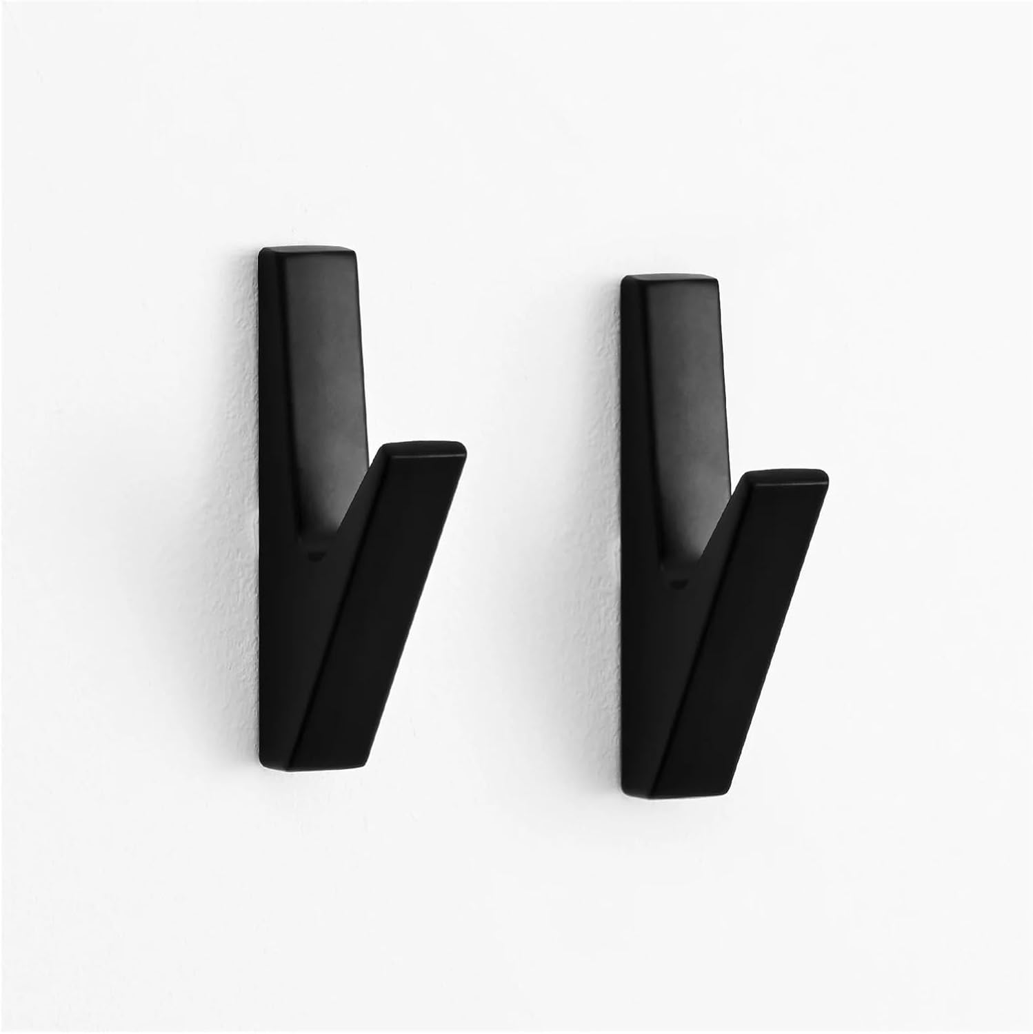 Crochet Mural de Décoration Noir Effet Design en Zinc