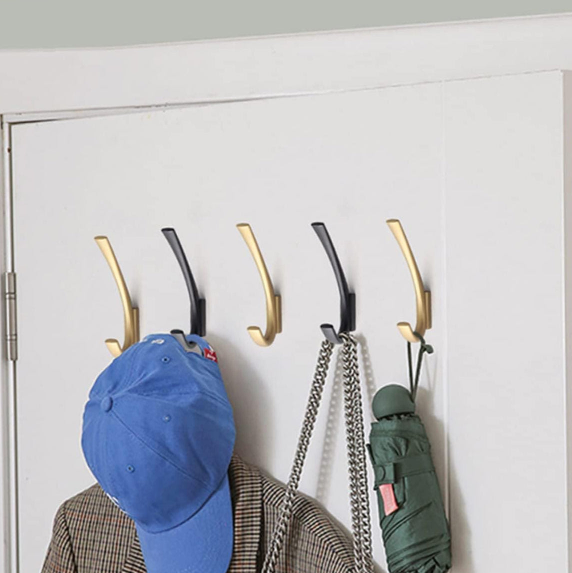 Accroche Mural très Simple & Moderne Noir en Aluminium