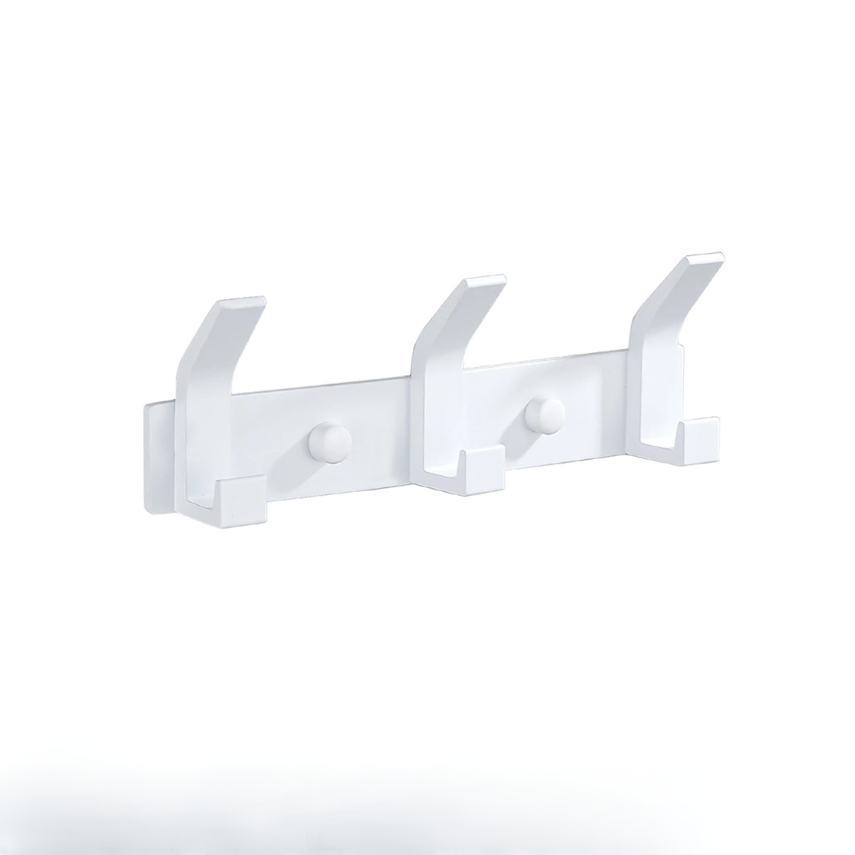 Portant manteau Moderne Blanc Chic avec 3 crochet