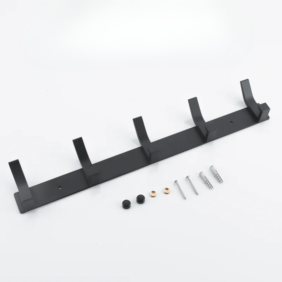 Porte manteau crochet Blanc Classique avec 3 emplacement en Métal