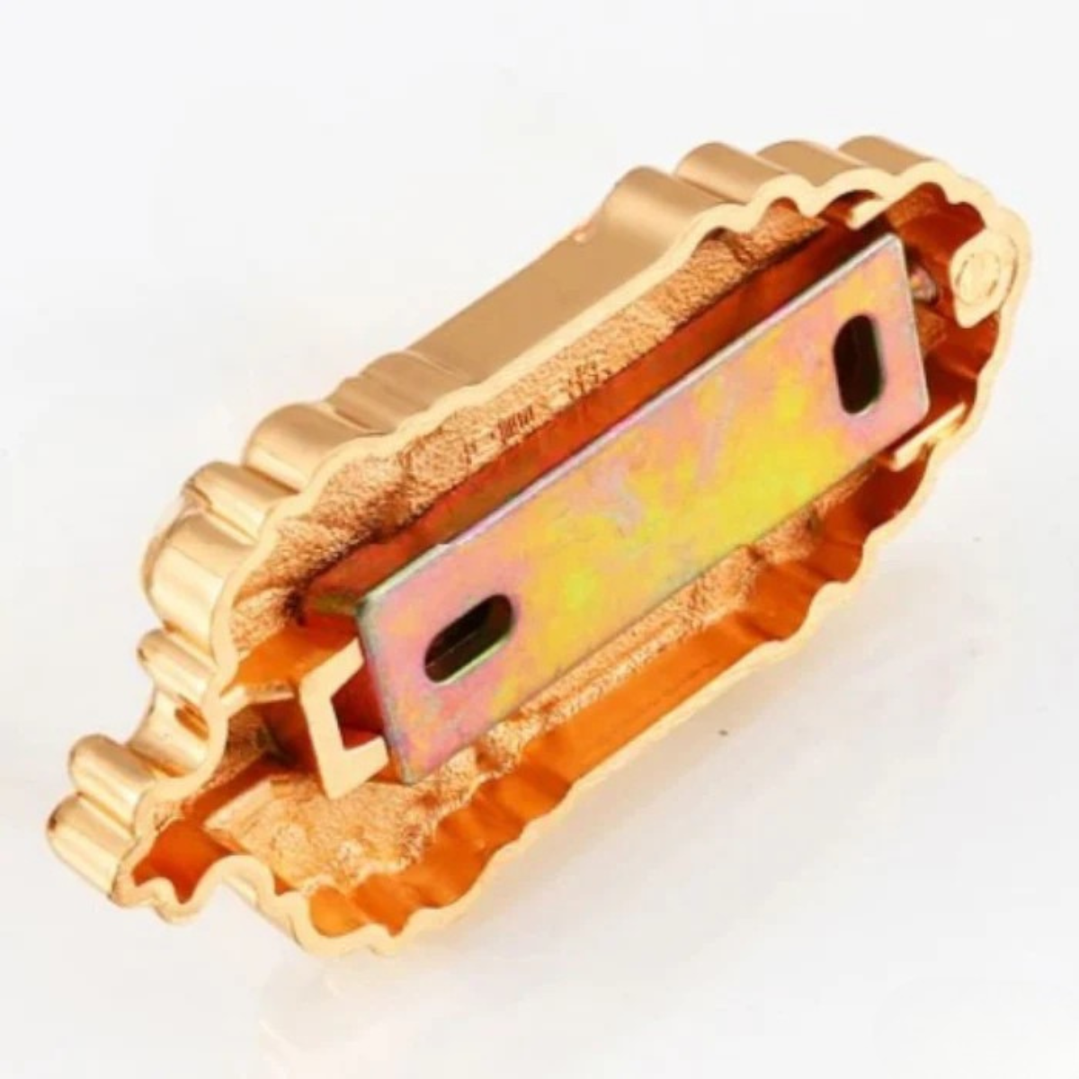 Patères Mural Antique Chromé Chic avec Gravure