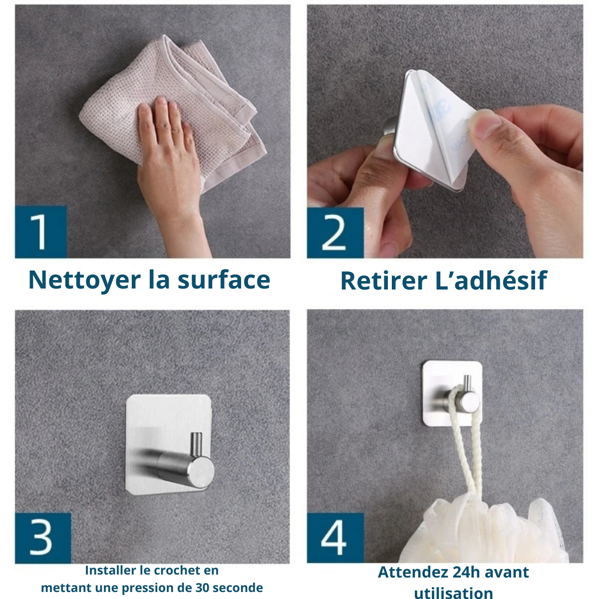 Rangement mural en Or Métallique