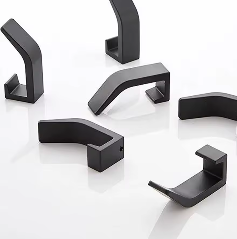 Rangement Mural Noir Simple en Métal léger