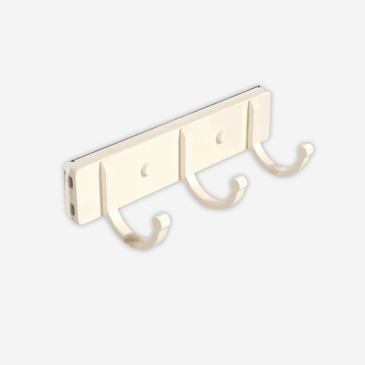 Porte manteau Murale avec 3 Crochet blanc Épuré