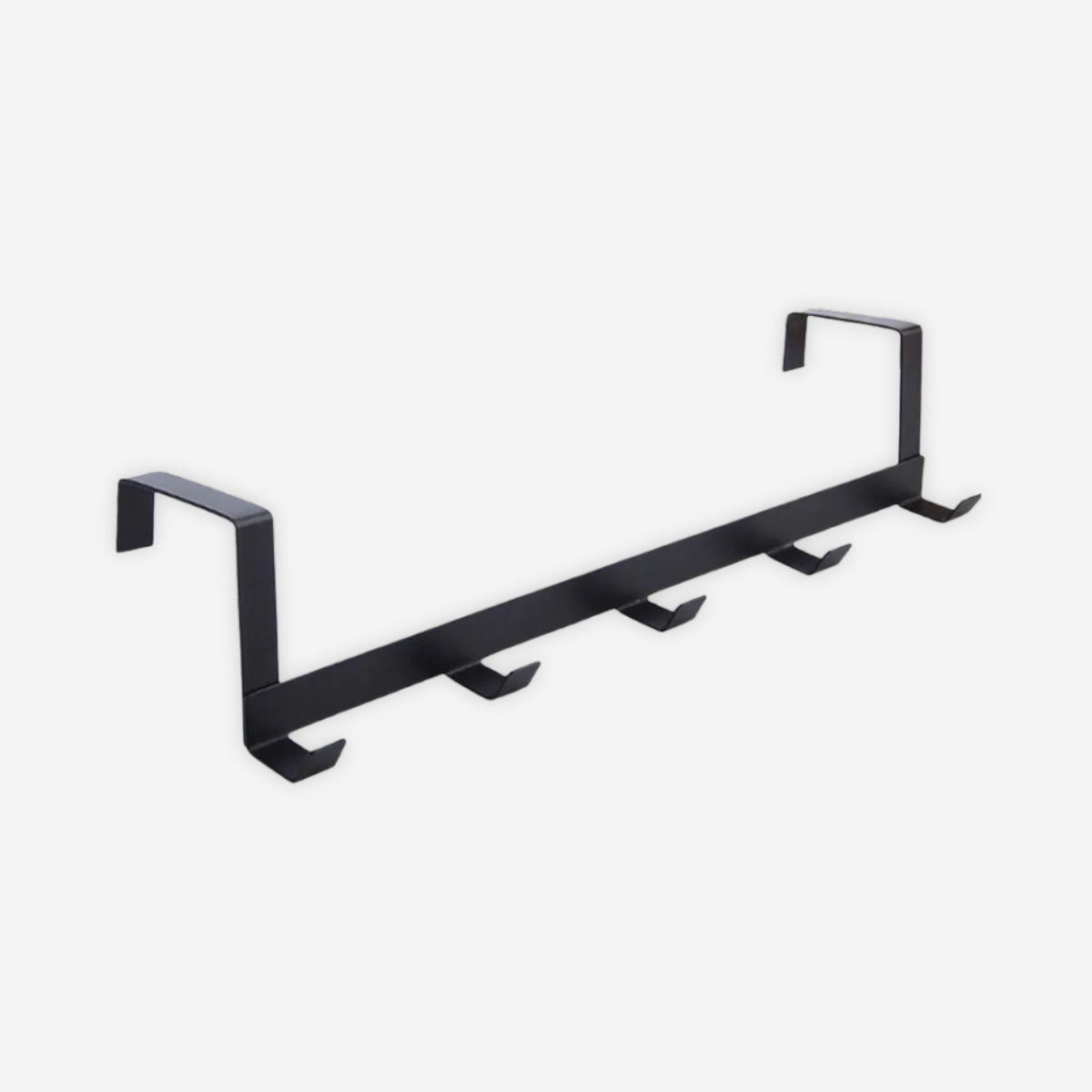 Support avec 5 crochets en métal léger