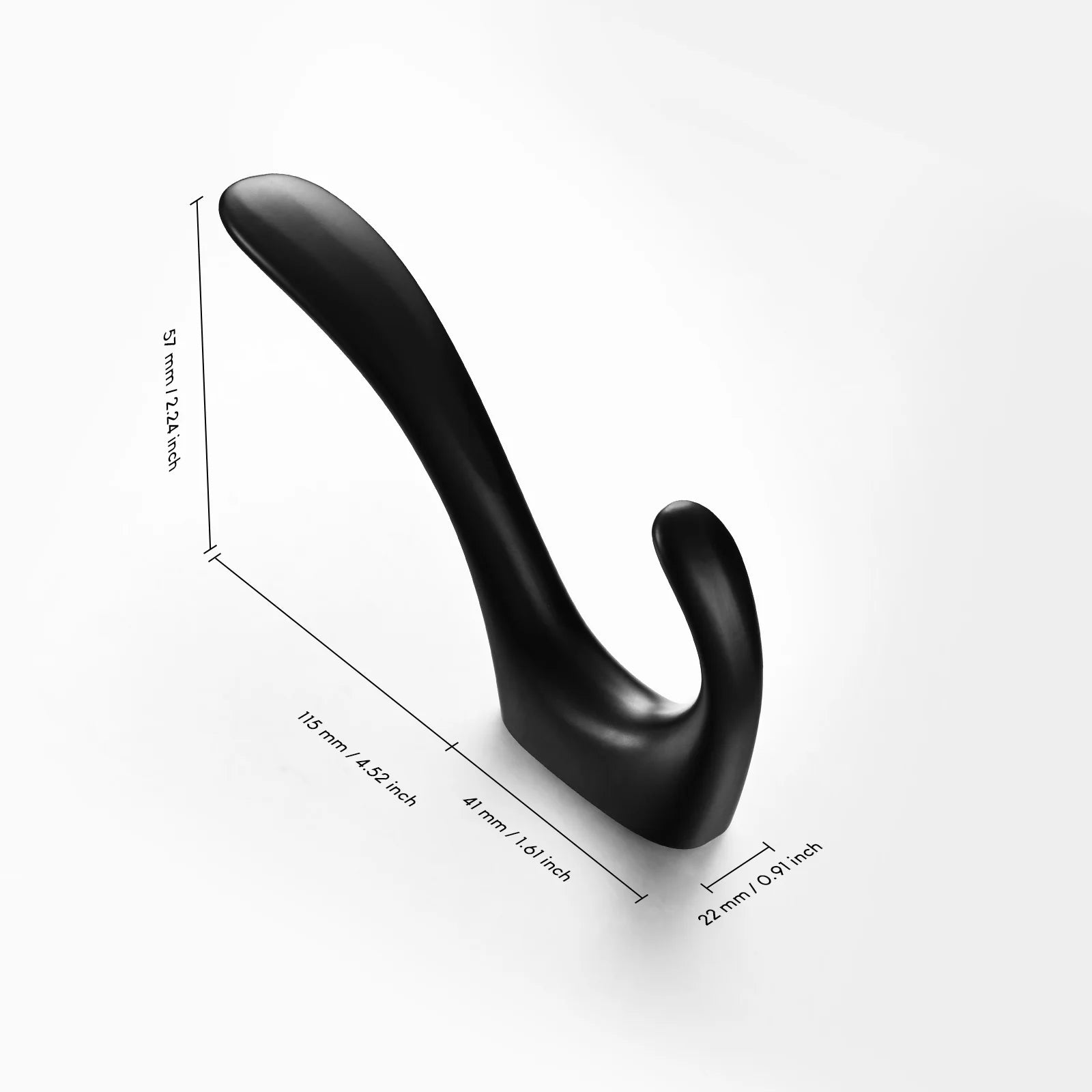 Patère murale Elégant en Or