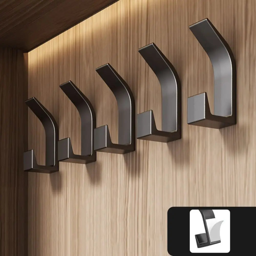 Accroche Vêtement Gris Design  en Lot de 5