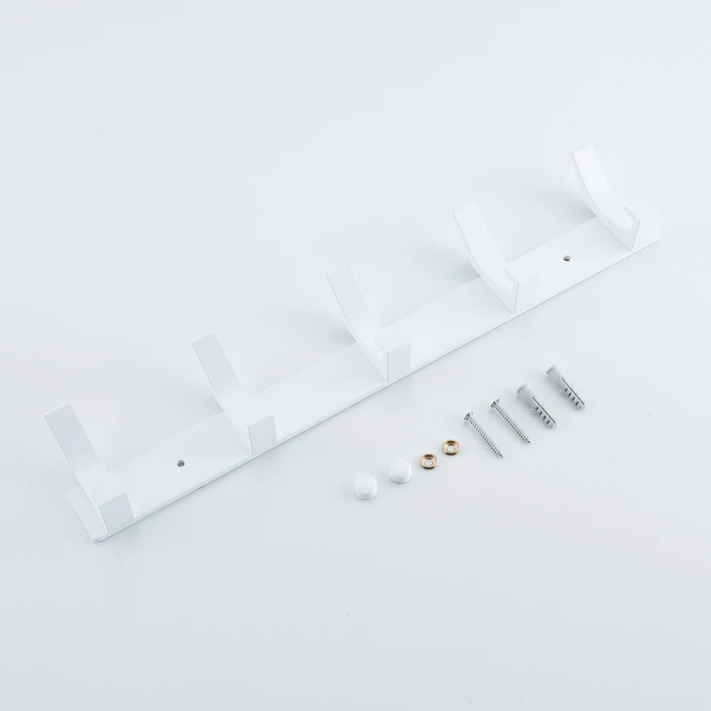 Porte manteau crochet Blanc Divin Minimaliste avec emplacement Solide en Métal léger