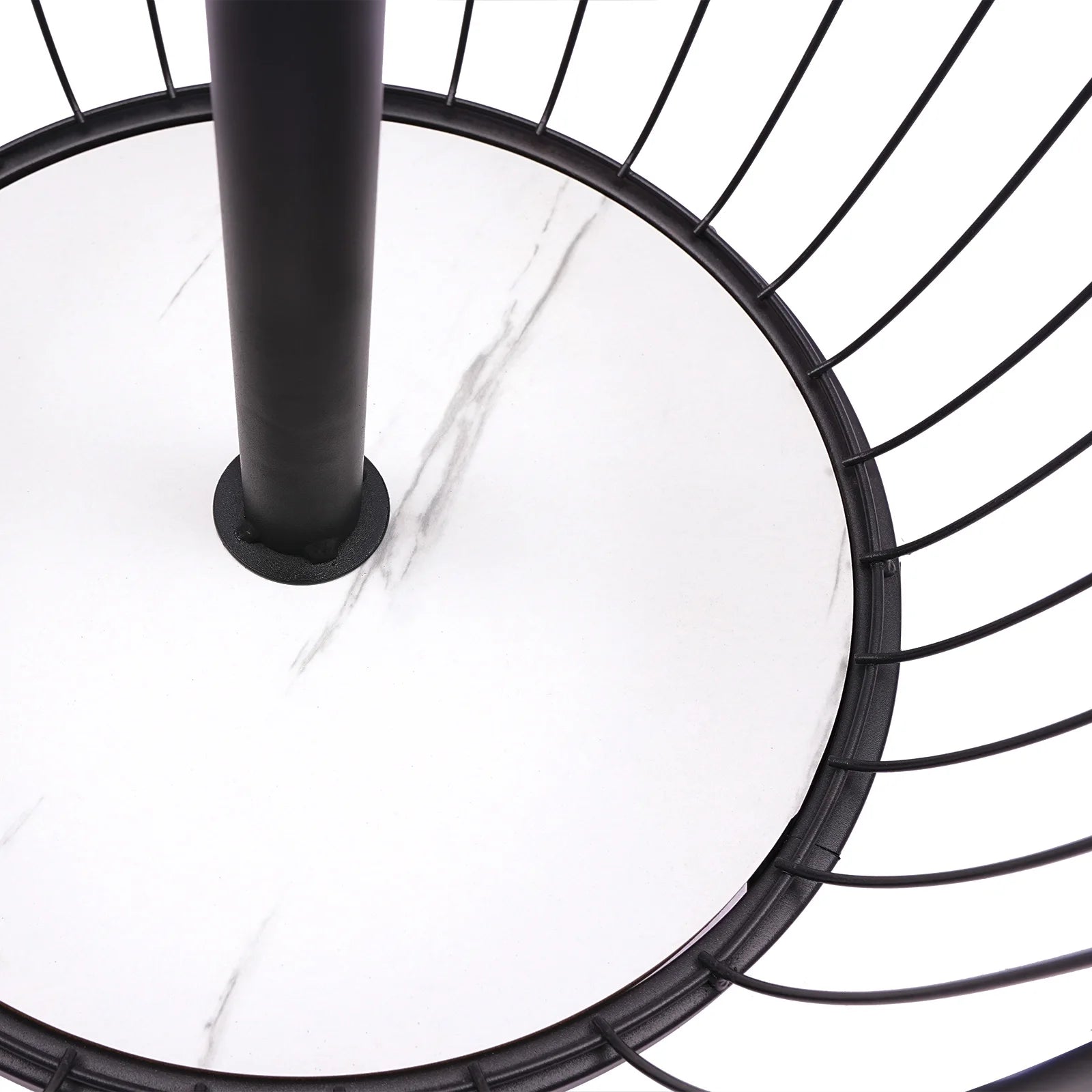 Porte-manteau Noir Design "Cactus Sombre" sur Roulettes avec 6 Accroche