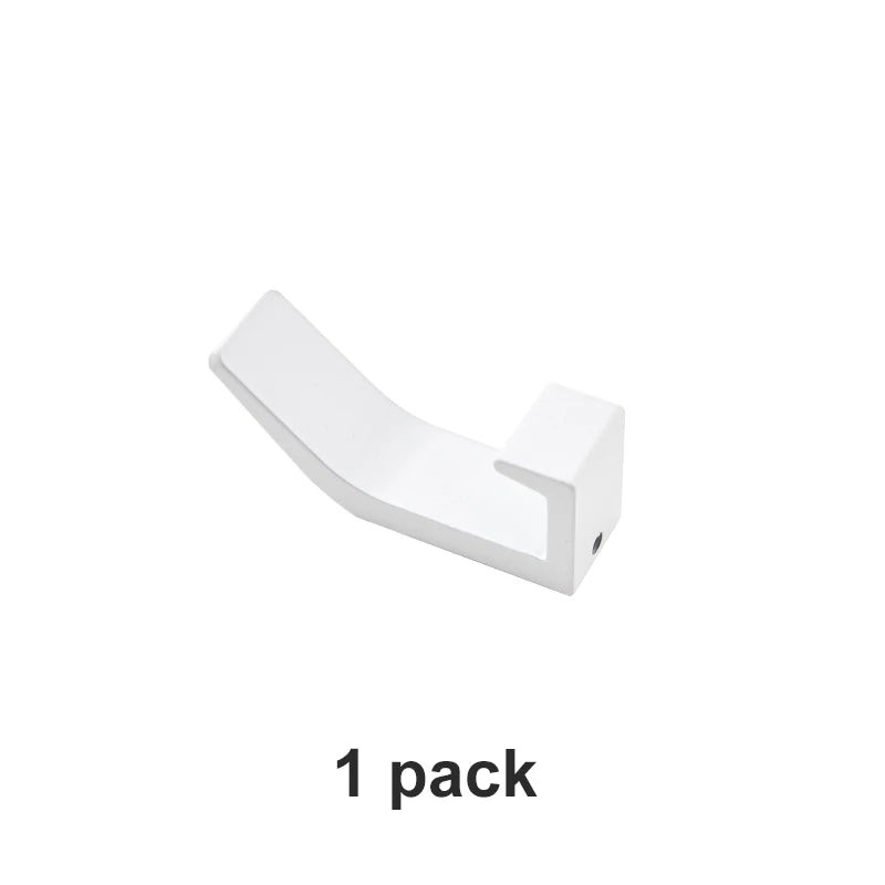 Crochet Porte manteau Blanc en Métal