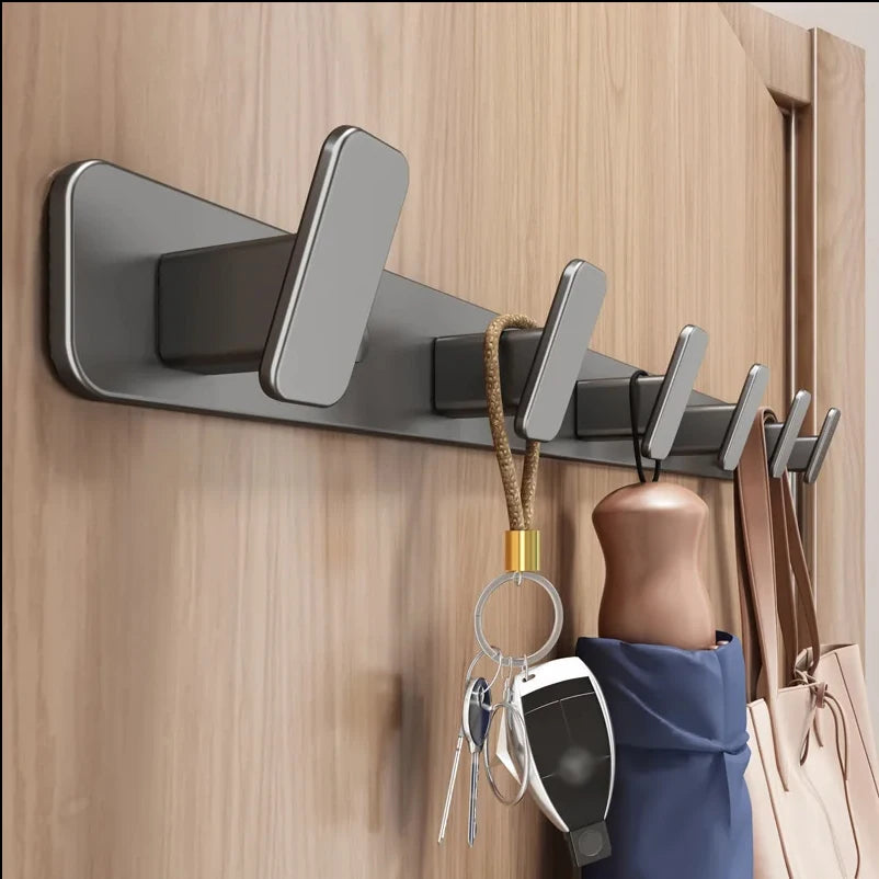 Patères Muraux Moderne & Simple Gris Chic avec Crochet Affiné & Solide
