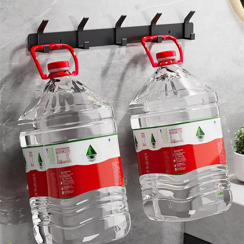 Porte manteau Noir avec 6 emplacement Design Simple